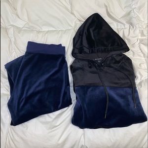 Champion Matching Velvet Warmup Set